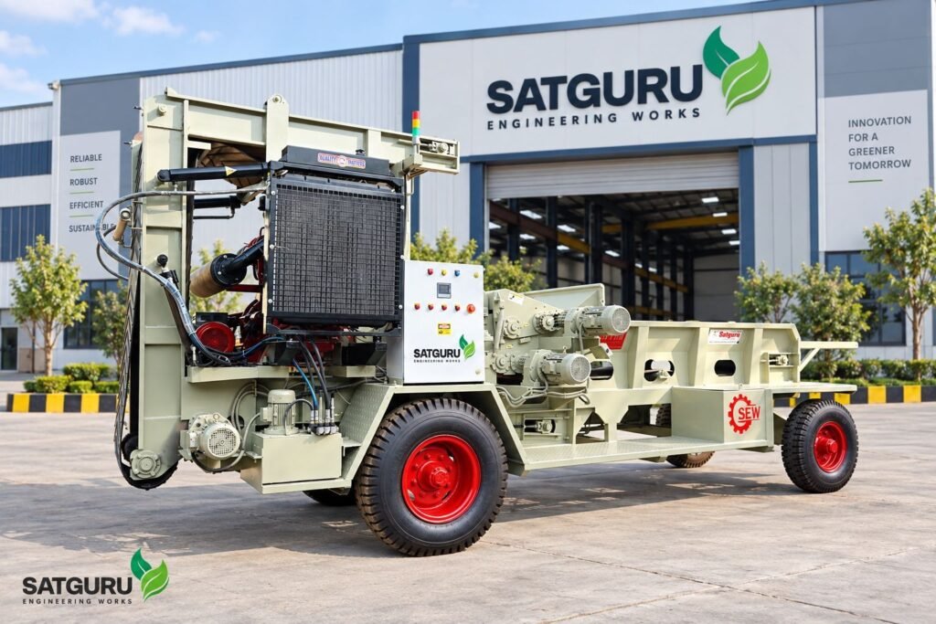 Veneer Waste Chipper Machine Manufacturer in India – Satguru Engineering Works