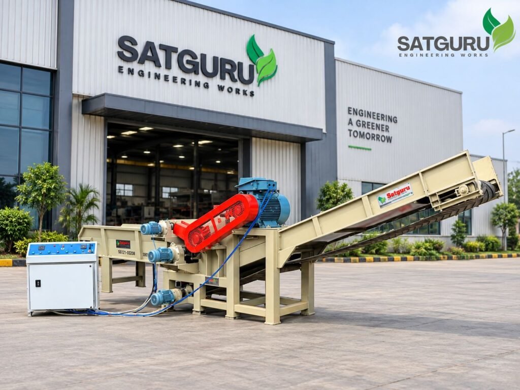 Wood Chipper Machine Manufacturer in India - Satguru Engineering Works